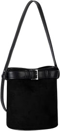 Borsa a secchiello vintage con tracolla regolabile, elegante borsa a tracolla per lavoro, viaggi e uscite casual, borsa a mano retrò alla moda per donna