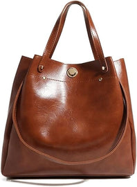 Borsa a mano retrò vintage da donna, borse a secchiello di grande capacità, borsetta a tracolla da donna